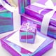 thumbnail image 2 of Rollo de papel de regalo Yarcony, holográfico, 43 x 10 m, color morado, 2 of 7