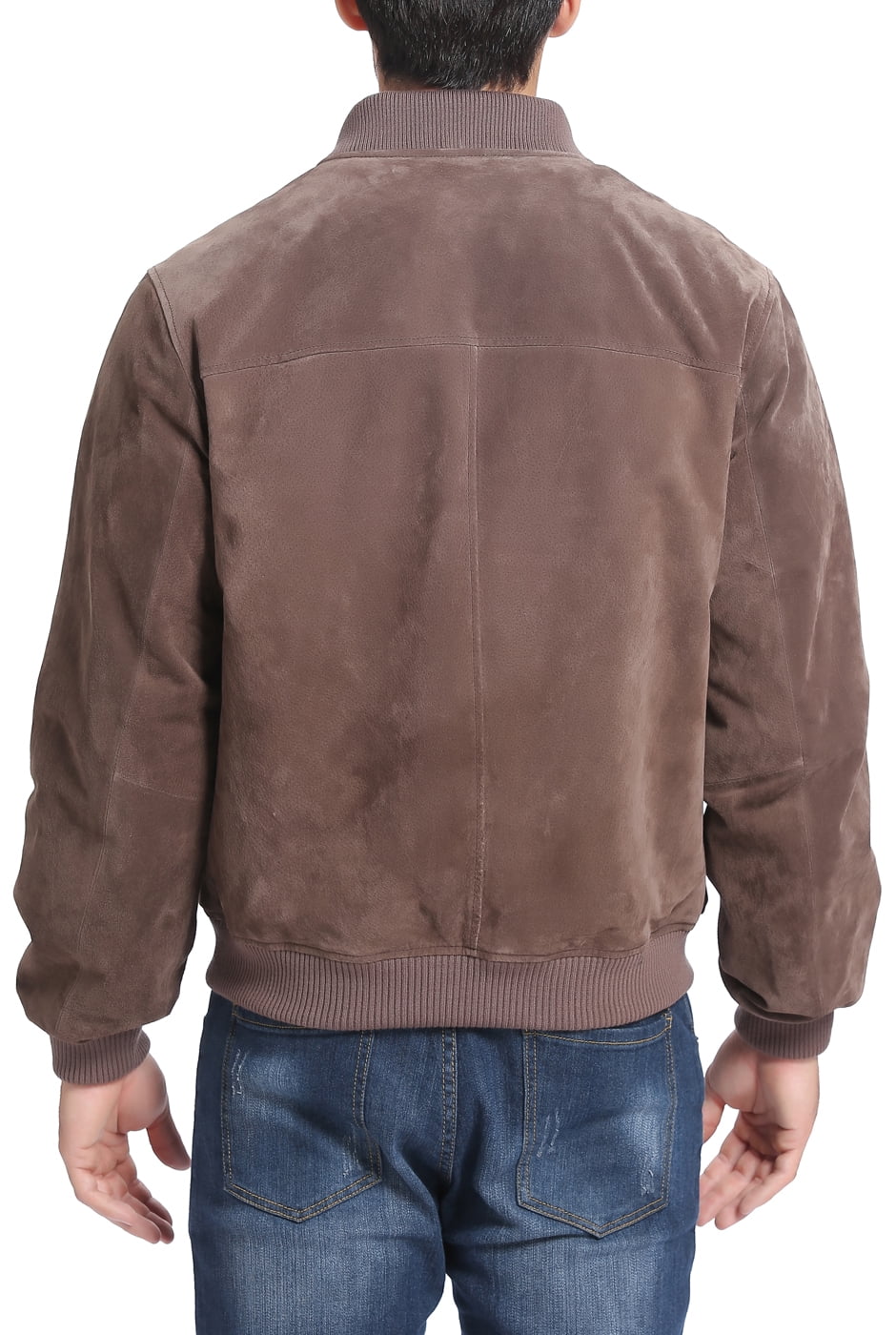 Men Urban Leather Bomber Jacket (Regular and Big & Tall)