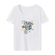 thumbnail image 1 of Camiseta de mujer Camiseta básica de verano elegante para mujer para uso diario Camping en la calle, 1 of 7