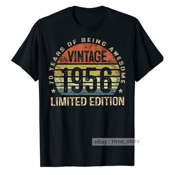 70th Birthday 70 Years of Being Awesome T-Shirt