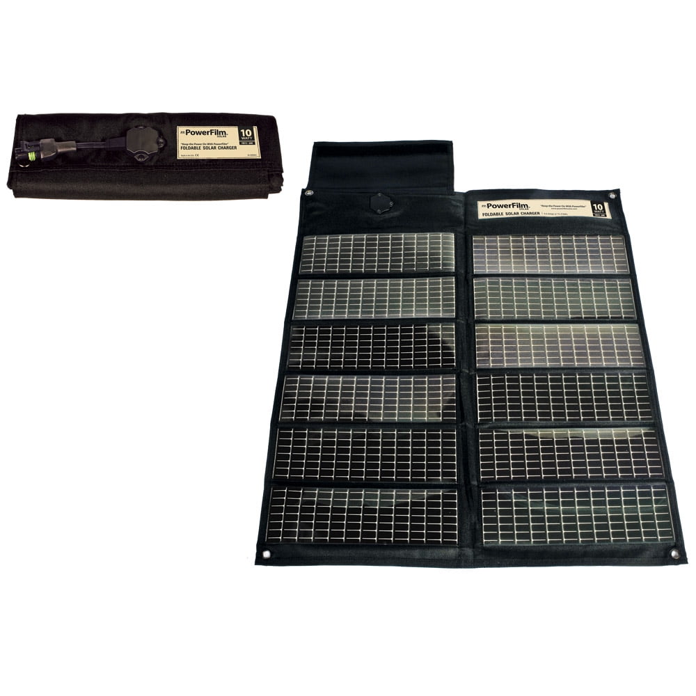 NEW PowerFilm F15-600 10 Watt Portable Foldable Solar Panel /w Device Charger 