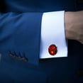 thumbnail image 3 of Ladybird Men Cufflinks for Dress Shirts - Stainless Steel Cuff Link for Formal Attire, 3 of 6