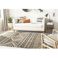 thumbnail image 3 of SAFAVIEH Kilim Jaylee Geometric Area Rug, Natural/Charcoal, 6' x 9', 3 of 11