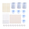 thumbnail image 1 of Labymos 43PCS DIY Silicone Resin Measuring Cups Tool Kit 100ml Measure Cups Finger Cots for, 1 of 6