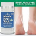 thumbnail image 5 of Miracle of Aloe’s Miracle Heel Stick - Quick Relief for Rough, Dry, Cracked Heels - Intensive Therapeutic Balm for Severe Dry Feet Treatment & Heel Repair - Restorative Pure Aloe Vera Gel 2.5oz, 5 of 7