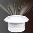 thumbnail image 4 of Round Ventilation Nozzles 360 Rotating Jet Vents Compact Design Noise Reduction Adjustable Opening Air Circulation, 4 of 12