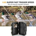 thumbnail image 2 of CHUANK 1080P Trail Camera With IR Night Vision Motion Detection IP66 Waterproof 0.6S Trigger Time And 2.4‘‘ TFT Color Display for Wildlife Farm, 2 of 7