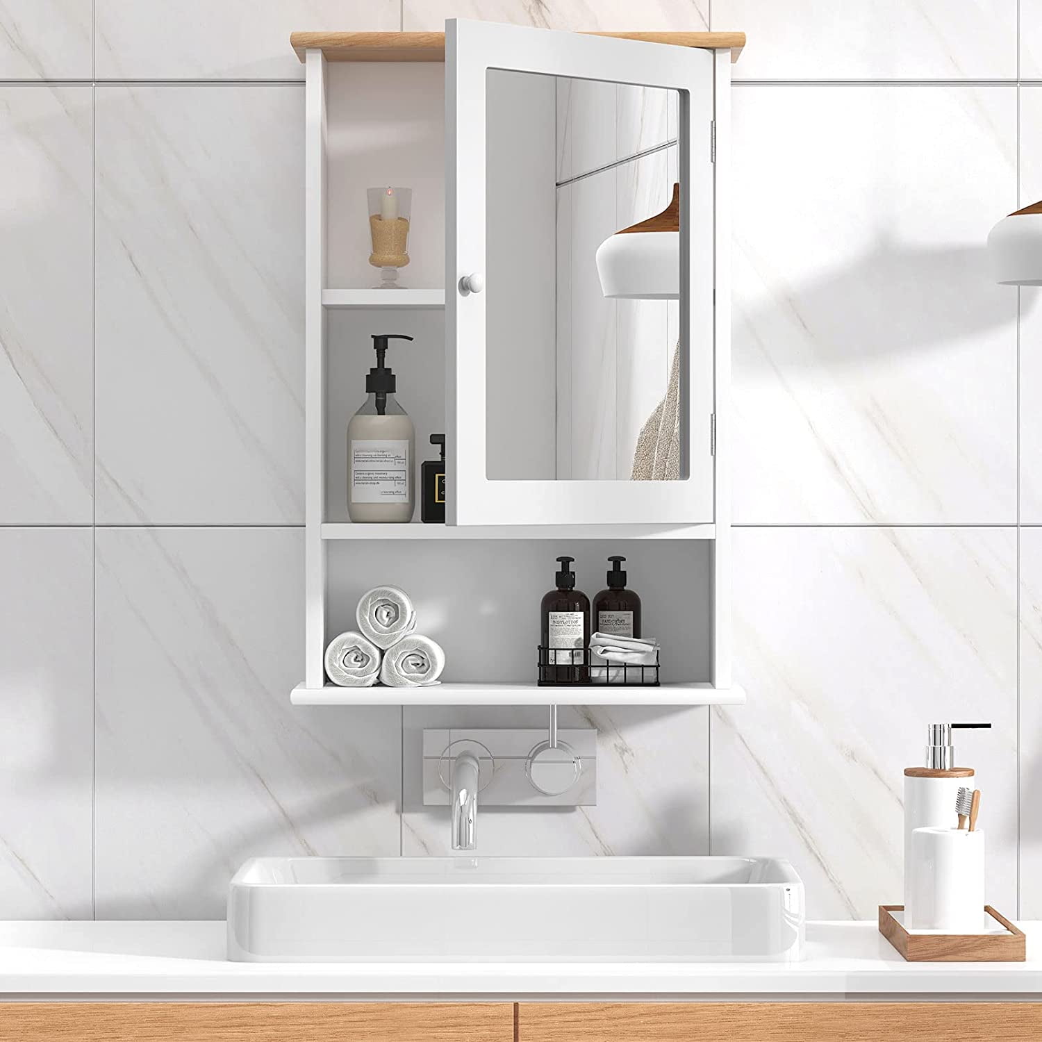 Wall Mounted Bathroom Cabinet With Mirror | Cabinets Matttroy