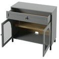 thumbnail image 2 of Twin Star Home Accent Cabinet, Pure Gray, 2 of 7