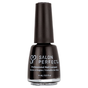Salon Perfect Nail Polish, 103 Oil Slick, Black, 0.5 fl oz