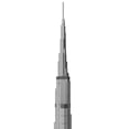 thumbnail image 2 of LEGO Architecture Burj Khalifa 21031 Landmark Building Set LEGO -, 2 of 6