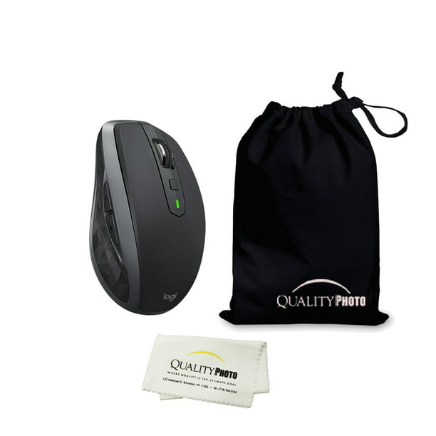 Hus Ride Falde sammen Logitech MX Anywhere 2S Wireless Mouse (Bluetooth or USB) With Quality  Photo Travel Pouch - Walmart.com