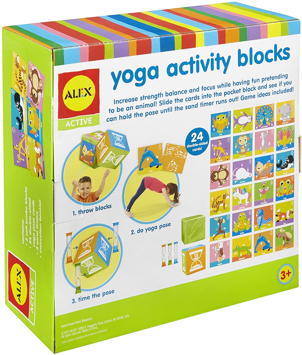 Alex Active Yoga Kids Activity Exercise Blocks - image 3 of 3