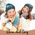 thumbnail image 4 of Pofeuu Blue Dragon And White Tiger Print Beanie Hat for Men Women Knit Winter Hat Warm Cuffed Skull Beanie Slouchy Soft Unisex, 4 of 6