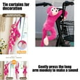 thumbnail image 4 of Anhility Long Arm Hanging Monkey Plush Toy, Watermelon Red Monkey Stuffed Animal, Playtime & Bedtime Companion, Christmas Birthday Gift for Kids, 27.56x4.72in, 4 of 7