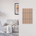 thumbnail image 5 of DouZhe 1-Gang Blank Wallplate, Pastel Tartan Light Orange Colors Decorative Wall Plates, 5 of 7