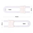 thumbnail image 4 of Cerraduras de seguridad para bebés en forma de U, cerradura de seguridad deslizante para gabinete de niños, cerradura de seguridad para armario de bebés, máxima eficiencia, 4 of 10