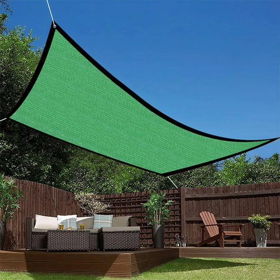 Kayannuo Christmas Sun Shade Sail-Canopy,9.84x13.12FT Outdoor Sunshade Swimming Pool Sun Awning -95%UV Protection -Rectangle Shade Sail-UV Block For Patio Garden Outdoor Facility