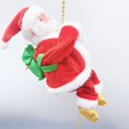 thumbnail image 2 of Cuentas de escalada Papá Noel subiendo escaleras Papá Noel eléctrico Decoración de ventanas navideñas Suministros Juguetes navideños, 2 of 6