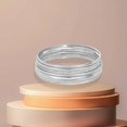 thumbnail image 7 of DESIGNICE 5Pcs Gold Bangles for Women Flexible Stacking Silver Bangles Electroplating Jewelry for Women Silver, 7 of 7