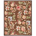 thumbnail image 2 of Safavieh Chelsea Hayleigh Bordered Wool Area Rug, Brown, 8' x 10', 2 of 11