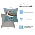 thumbnail image 3 of Liora Manne Frontporch Sandpiper Indoor Outdoor Pillow Lake, 3 of 3