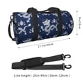 thumbnail image 2 of Fotbe Dragon Bolsa Deportiva de Lona Plegable con Estampado, Bolsa de Gimnasio con Bolsillo Seco/Húmedo, Bolsa de Viaje Ultraligera de Gran Capacidad, 2 of 6