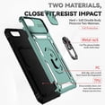 thumbnail image 3 of Estuche GANGXUN para iPhone 7 Plus/8 Plus, soporte giratorio 360°, estilo mecánico y magnético, 3 of 5