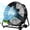 Black, variant on 24" High Velocity Drum Fan, 8800 CFM Industrial Floor Fan, ETL Listed, 3-Speed, 360° Tilt, Large Wheels for Garage, Warehouse, Blue