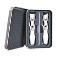 thumbnail image 2 of Xihbxyly Cortaúñas de Acero Inoxidable para Uñas Gruesas, con Recogedor de Uñas Integrado, Cortaúñas de Mandíbula Ancha Que Ahorra Esfuerzo, Ideal para El Cuidado Personal En Casa, Ideal para Hombres, 2 of 6