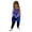 Dark Purple, variant on Toddler Girls' Fashion Starry Sky Printed Strap Pocket Jumpsuit Ha Yi Ha Lun Pants For Kids Vêtements Pour Enfants Size 2-3T