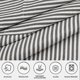 thumbnail image 4 of 2 Pack Kitchen Cooking Aprons, Adjustable Soft Chef Apron with 2 Pockets for Men Women (Black/Brown Stripes), 4 of 4