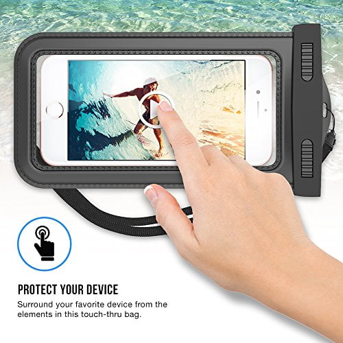 Trianium Cellphone Dry Bag Pouch w// IPX8 for iPhone X 8 7 6s 6 Plus SE 5s 5c 5 Pixel up to 6.0/” diagonal Galaxy s9 s8 s7 s6 edge 2Pack Note 5 4,LG G6 G5,HTC 10,Nokia Universal Waterproof Case