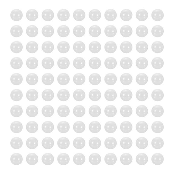 100pcs Ceramic Bearing Balls 2.5mm 1/8" ZrO2 Zirconium Oxide Solid Ball G5 Precision Balls, White