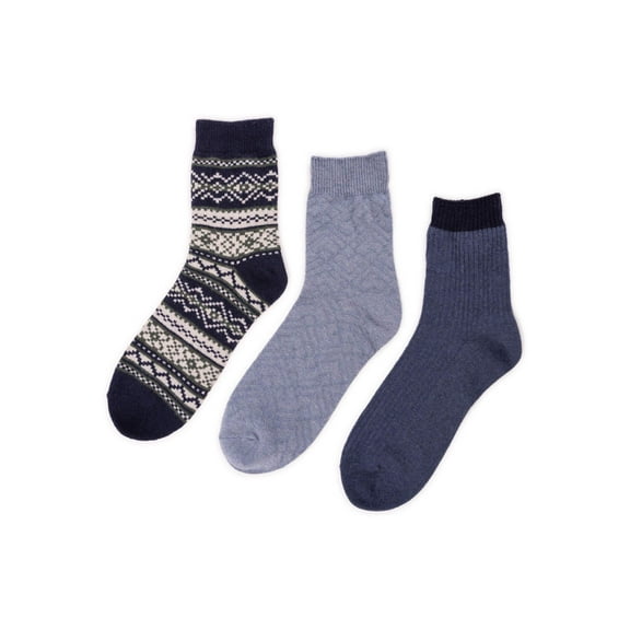 Muk Luk Crew Boot Socks, 3 Pack