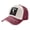 Dark Red, variant on Italy Map Flag Distressed Baseball Cap Dad Hats for Men Women Vintage Trucker Hat Low Profile Ball Caps