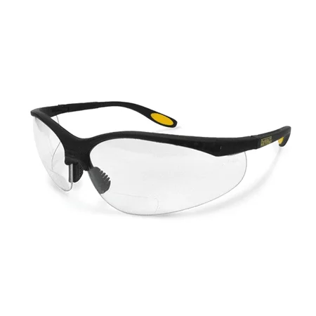 Dewalt Bifocal +2.5 Clear Readers Safety Glasses Protective Eyewear Ansi Z87+