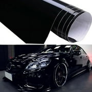 Auto Glossy Gloss Black Vinyl Wrap Film Car Sticker Decal With Air Bubble Free
