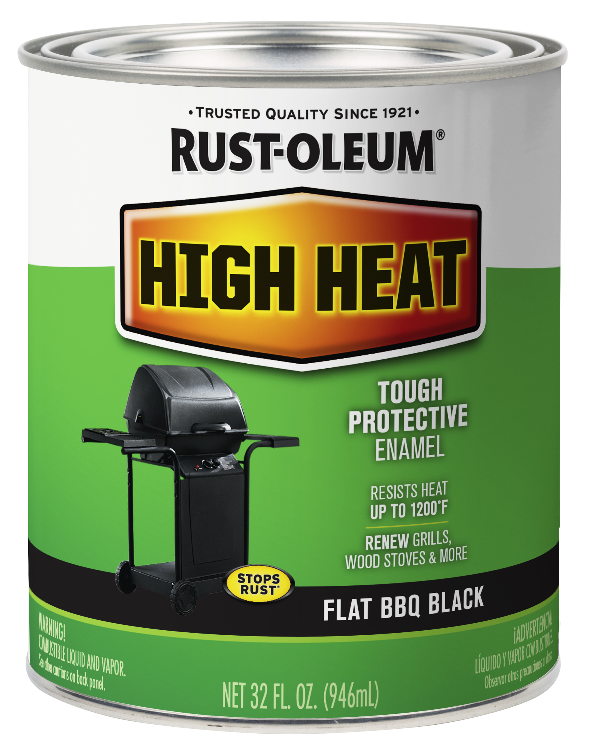 Rust-Oleum 7778502 Specialty Black Satin, 2 qt, 2 Pieces 2 Pack