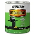 BarBQue Black, RustOleum Specialty Satin High Heat Paint Quart, 2