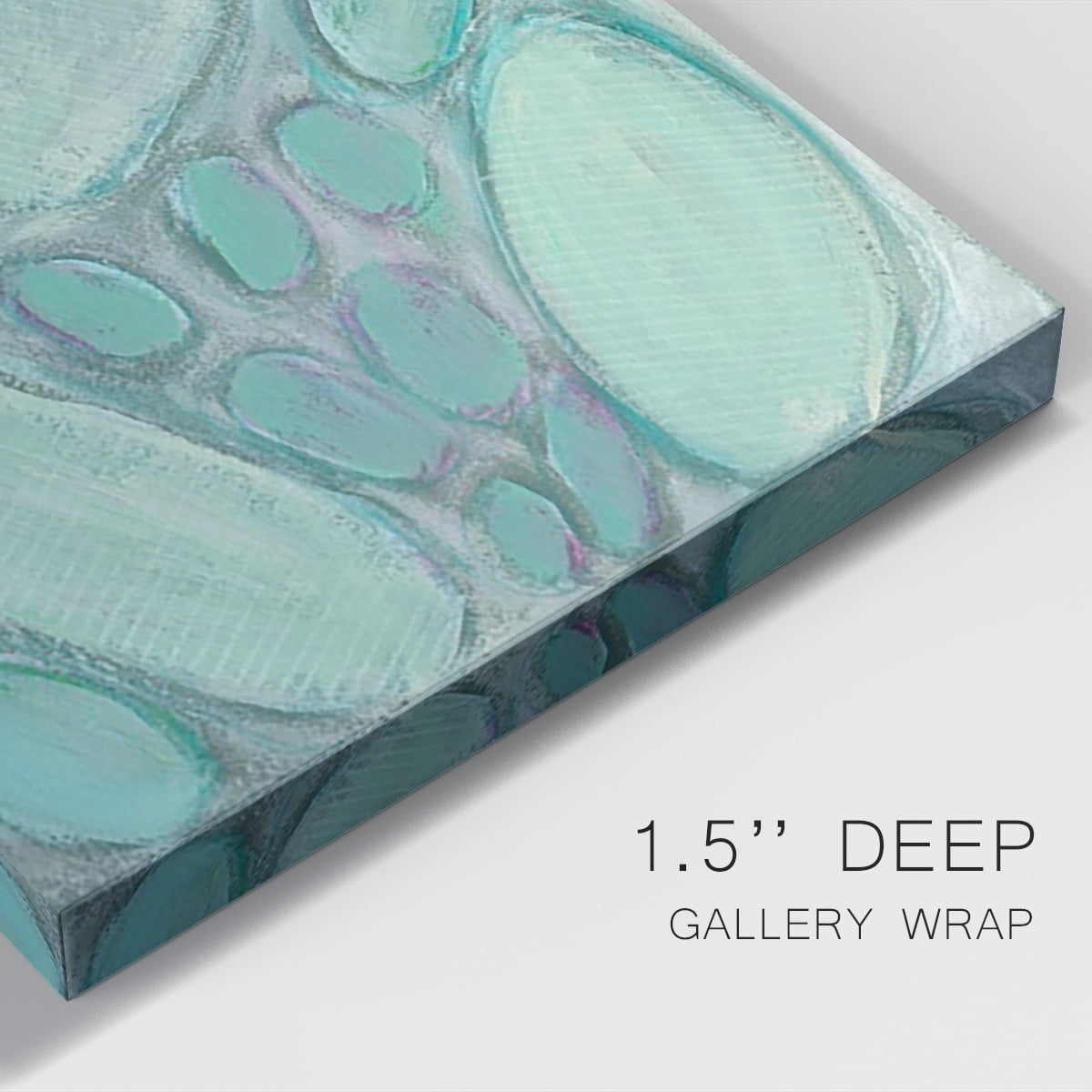 Blue Orbs I Premium Gallery Wrapped Canvas - Ready to Hang