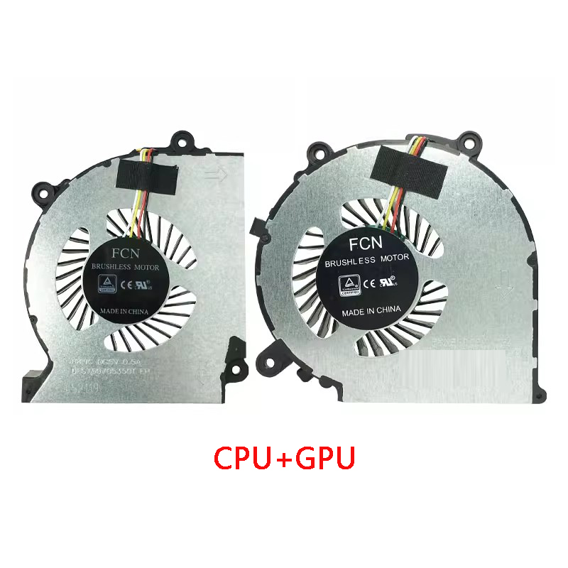 Laptop Cooler CPU GPU Cooling Fan For Hasee ZX6-CP5S1 ZX6-CT5DA CU5DA K670T-G4A1/G4A2/G6A1/G6A2