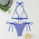 thumbnail image 5 of Trajes de Baño para Mujeres Sexy Tubo de Color Sólido Correa Superior Bikini, Traje de Baño Dividido para la Playa Y la Piscina, 5 of 9