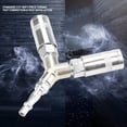 thumbnail image 4 of Conector de 3 vías BSP Y de 1/4", compresor neumático de bomba de aire de montaje rápido utilizado para la conexión entre dispositivos neumáticos y manguera de aire, 4 of 5