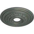 thumbnail image 3 of Ekena Millwork 17 5/8"OD X 3 5/8"ID X 1 7/8"P Orleans Ceiling Medallion (Fits Canopies up to 4 5/8"), Hand-Painted Cloud Burst Crackle, 3 of 7