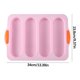 thumbnail image 3 of HWRETIE Herramientas de cocina Molde de silicona para pasteles con 4 ranuras Molde antiadherente para hornear pan francés Herramienta para hornear en horno de cocina para pan casero, 3 of 3