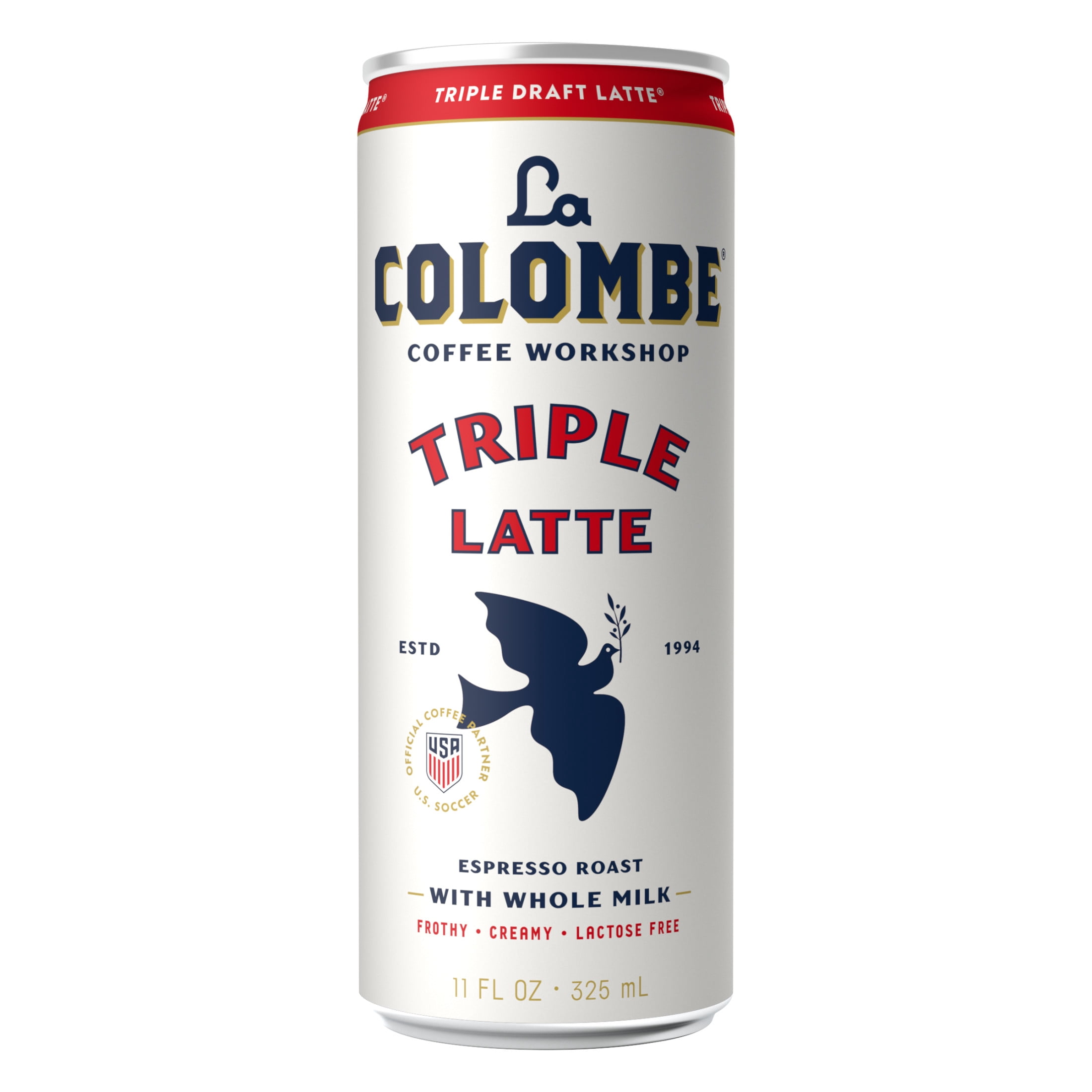 (2 pack) La Colombe Triple Draft Latte Cold Brew Ready-to-Drink Coffee, 11 fl oz, Can