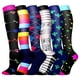 thumbnail image 1 of Xihbxyly Calcetines de Compresión Deportivos de Ocio, Soporte Suave para Las Piernas, Favorecen La Circulación, Combinaciones Multicolor, Comodidad para Viajes Largos y Trabajo de Oficina, 6 Pares, N, 1 of 2