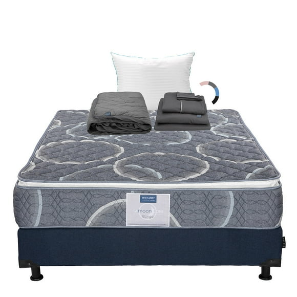 Colchón Matrimonial Bongo Dicasa + Box + Almohada Royal + Protector Lux + Sábanas Royal