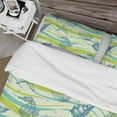 thumbnail image 4 of Designart 'Underwater Sea life, sea horse and star fish' Coastal Duvet Cover Set, 4 of 4